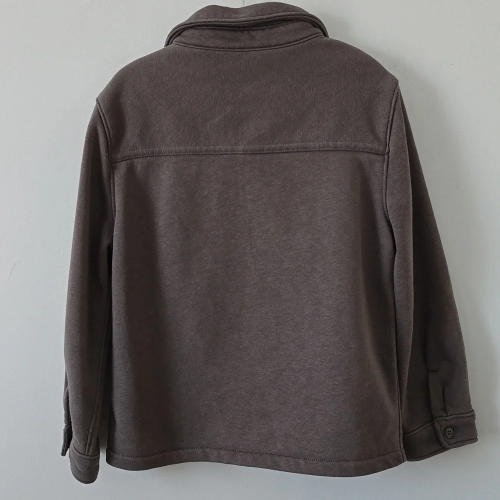 Baby Gap Taupe Button-Up Shirt Jacket Boys 5